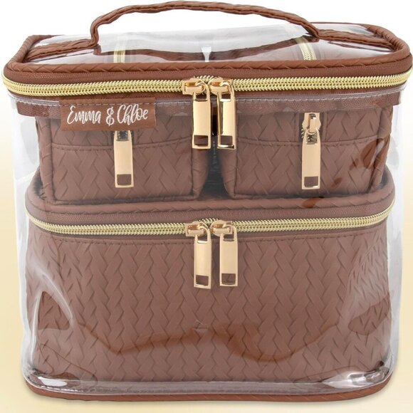 Travel Toiletry Bags for Women, 4 Piece Waterproof Cosmetic Case, Set, Pouch Mak - Picture 3 of 7